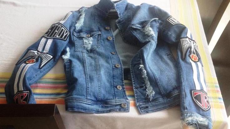 CM7 custom denim jacket Destroy